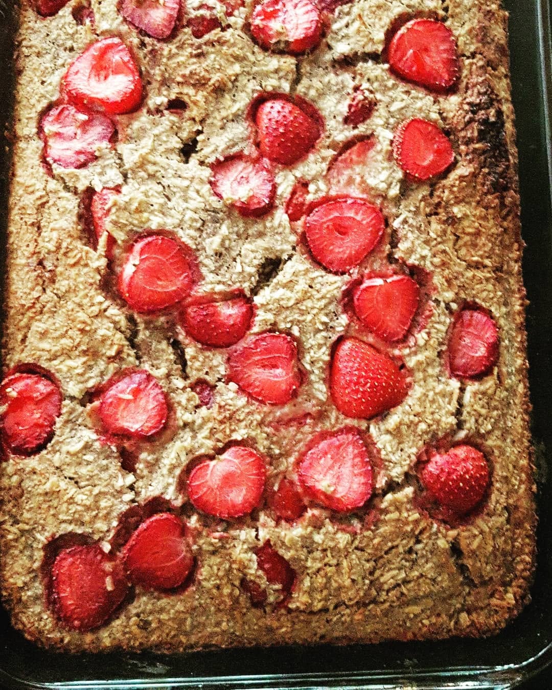 Strawberry baked oats recipe
