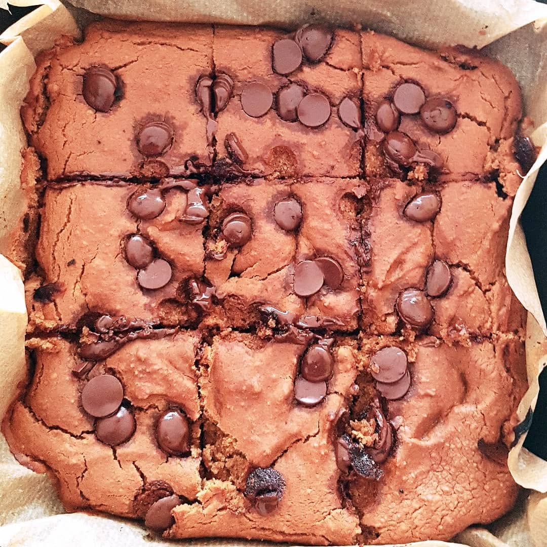 Healthy blondie recipe